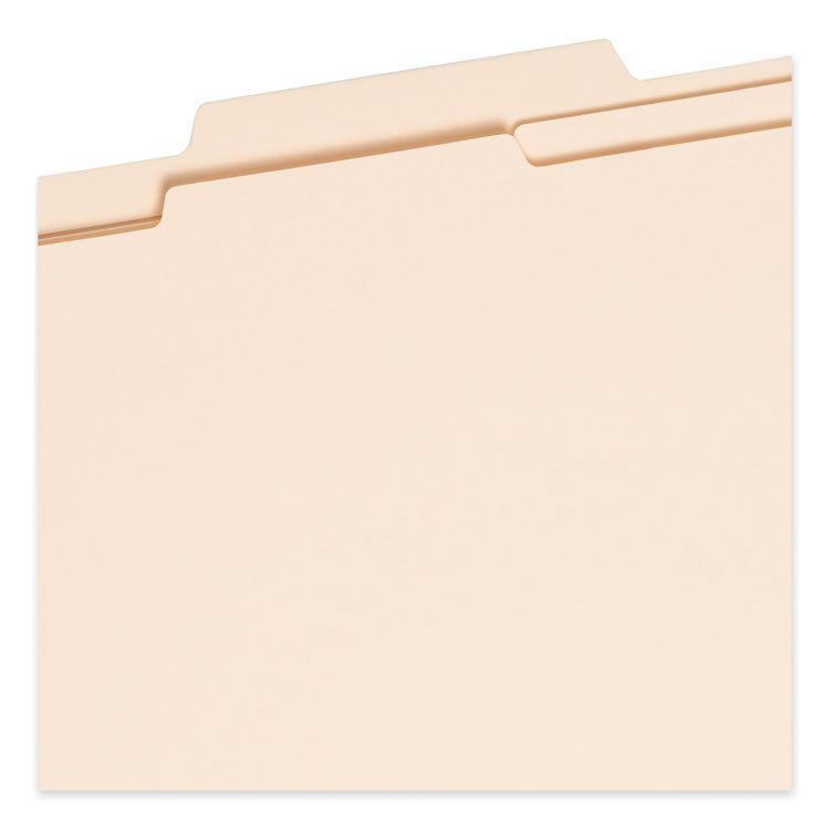Smead™ Four-Section Top Tab Classification Folders, 2" Expansion, 1 Divider, 4 Fasteners, Legal Size, Manila, 10/Box (SMD18700) Each