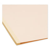 Smead™ Four-Section Top Tab Classification Folders, 2" Expansion, 1 Divider, 4 Fasteners, Legal Size, Manila, 10/Box (SMD18700) Each