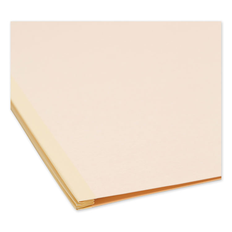 Smead™ Four-Section Top Tab Classification Folders, 2" Expansion, 1 Divider, 4 Fasteners, Legal Size, Manila, 10/Box (SMD18700) Each