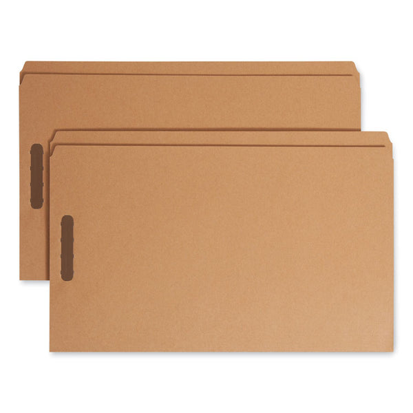 Smead™ Kraft Fastener Folders, 0.75" Expansion, 2 Fasteners, Legal Size, Kraft Exterior, 50/Box (SMD19813)