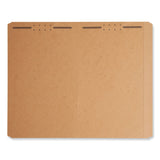 Smead™ Kraft Fastener Folders, 0.75" Expansion, 2 Fasteners, Legal Size, Kraft Exterior, 50/Box (SMD19813)