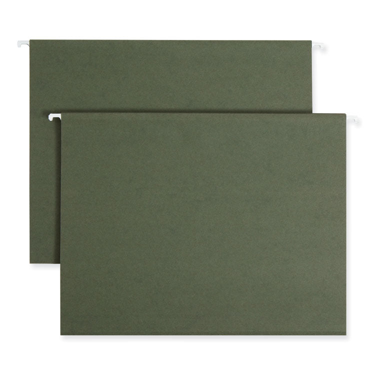 Smead™ Manila End Tab Classification Folders, 2" Expansion, 1 Divider, 4 Fasteners, Letter Size, Manila Exterior, 10/Box (SMD26825)