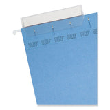 Smead™ TUFF Hanging Folders with Easy Slide Tab, Letter Size, 1/3-Cut Tabs, Blue, 18/Box (SMD64041)