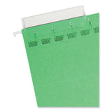 Smead™ TUFF Hanging Folders with Easy Slide Tab, Letter Size, 1/3-Cut Tabs, Green, 18/Box (SMD64042)
