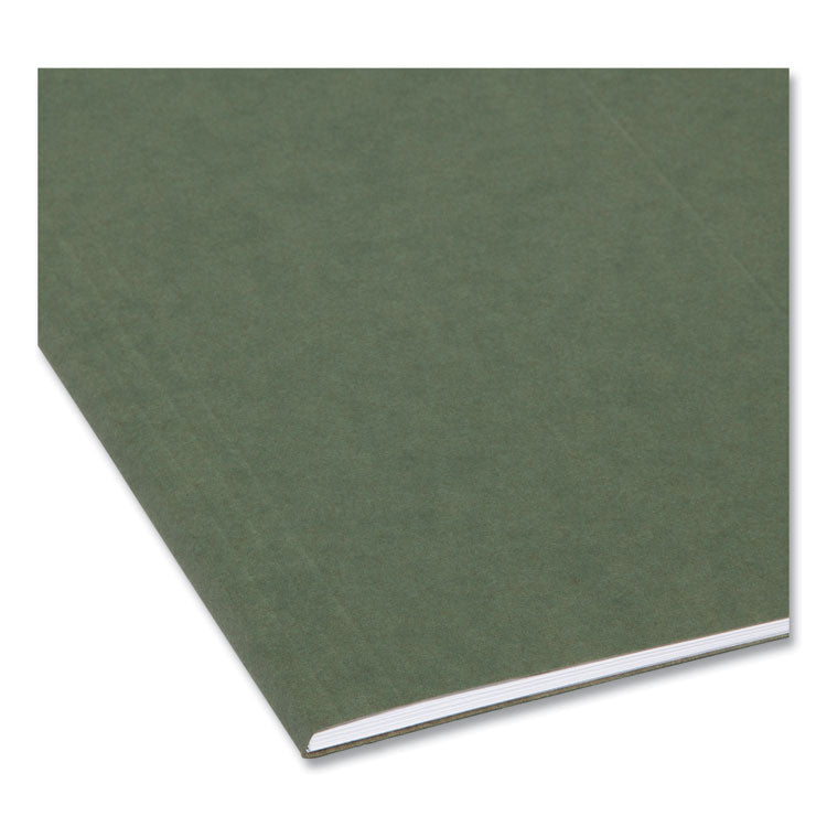 Smead™ Hanging Folders, Letter Size, 1/5-Cut Tabs, Standard Green, 25/Box (SMD64055)