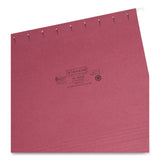Smead™ Colored Hanging File Folders with 1/5 Cut Tabs, Letter Size, 1/5-Cut Tabs, Assorted Jewel Tone Colors, 25/Box (SMD64056)