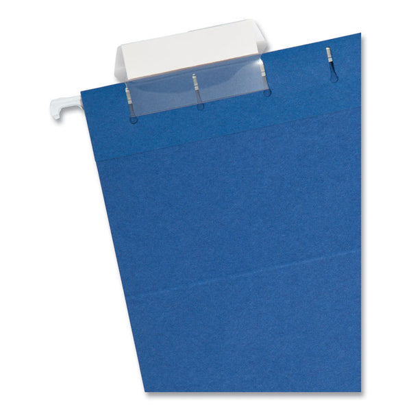 Smead™ Colored Hanging File Folders with 1/5 Cut Tabs, Letter Size, 1/5-Cut Tabs, Navy, 25/Box (SMD64057)