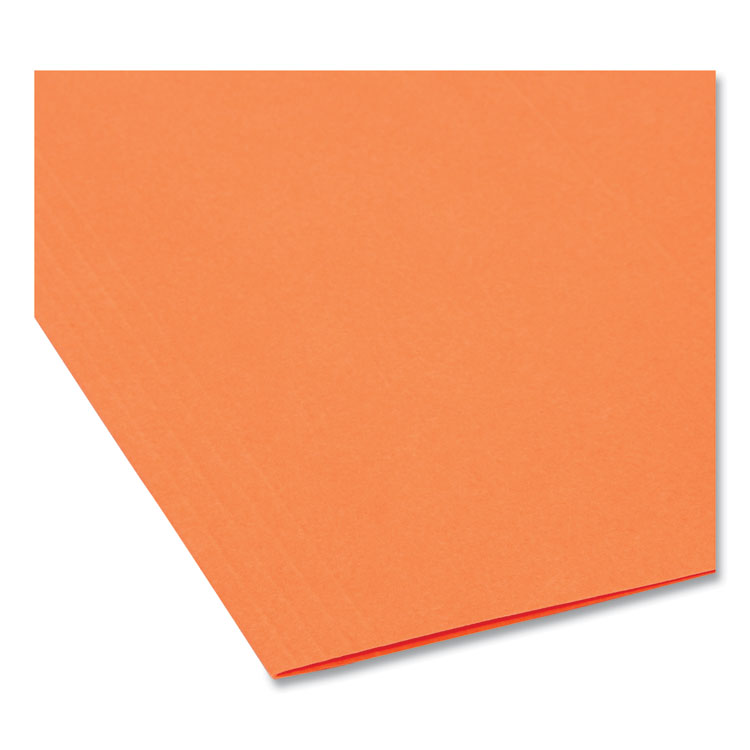 Smead™ Colored Hanging File Folders with 1/5 Cut Tabs, Letter Size, 1/5-Cut Tabs, Orange, 25/Box (SMD64065)