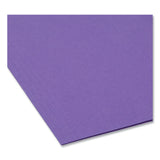 Smead™ Colored Hanging File Folders with 1/5 Cut Tabs, Letter Size, 1/5-Cut Tabs, Purple, 25/Box (SMD64072)
