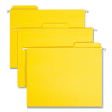 Smead™ FasTab Hanging Folders, Letter Size, 1/3-Cut Tabs, Yellow, 20/Box (SMD64097)