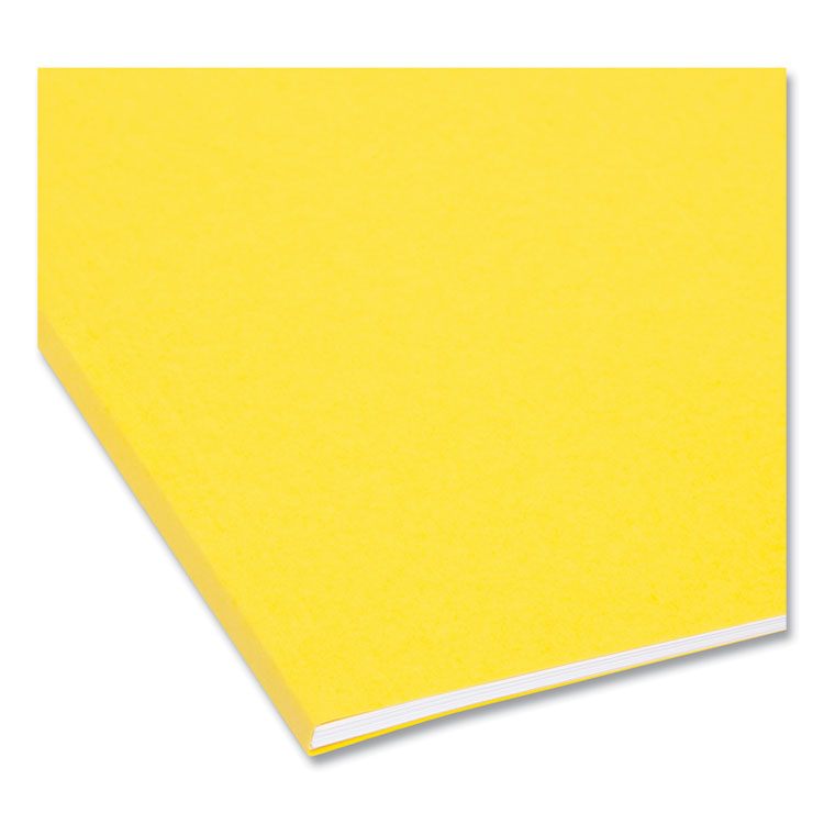 Smead™ FasTab Hanging Folders, Letter Size, 1/3-Cut Tabs, Yellow, 20/Box (SMD64097)