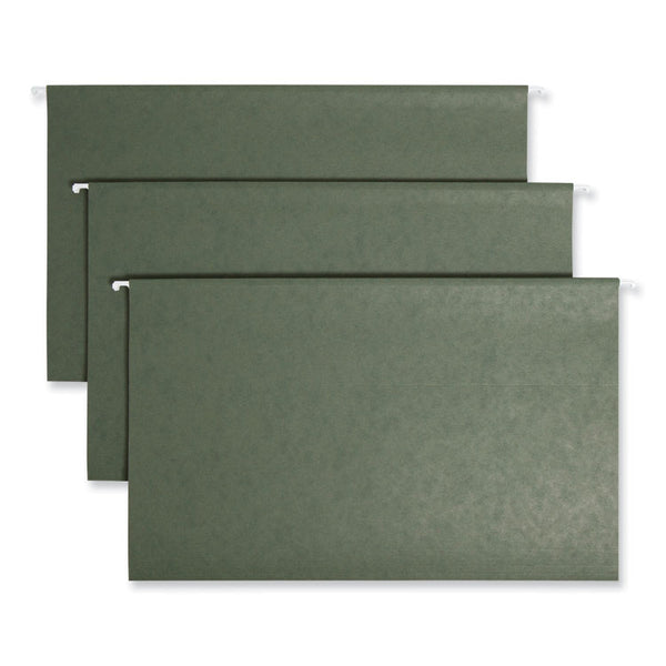 Smead™ Hanging Folders, Legal Size, 1/3-Cut Tabs, Standard Green, 25/Box (SMD64135)