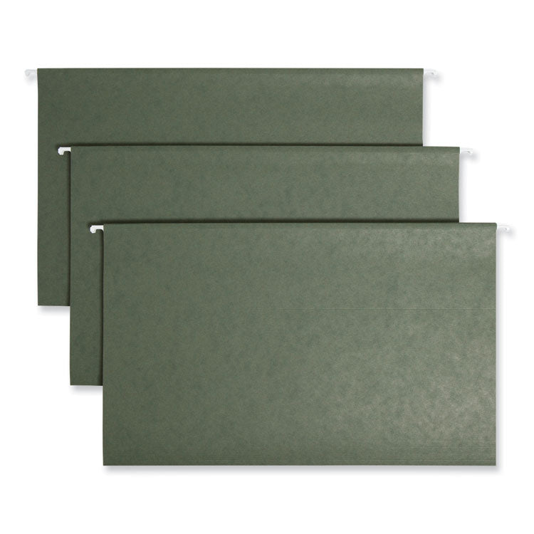 Smead™ Hanging Folders, Legal Size, 1/3-Cut Tabs, Standard Green, 25/Box (SMD64135) Box of 25