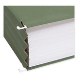 Smead™ Hanging Pockets with Full-Height Gusset, 1 Section, 3.5" Capacity, Letter Size, Standard Green, 10/Box (SMD64220) Box of 10