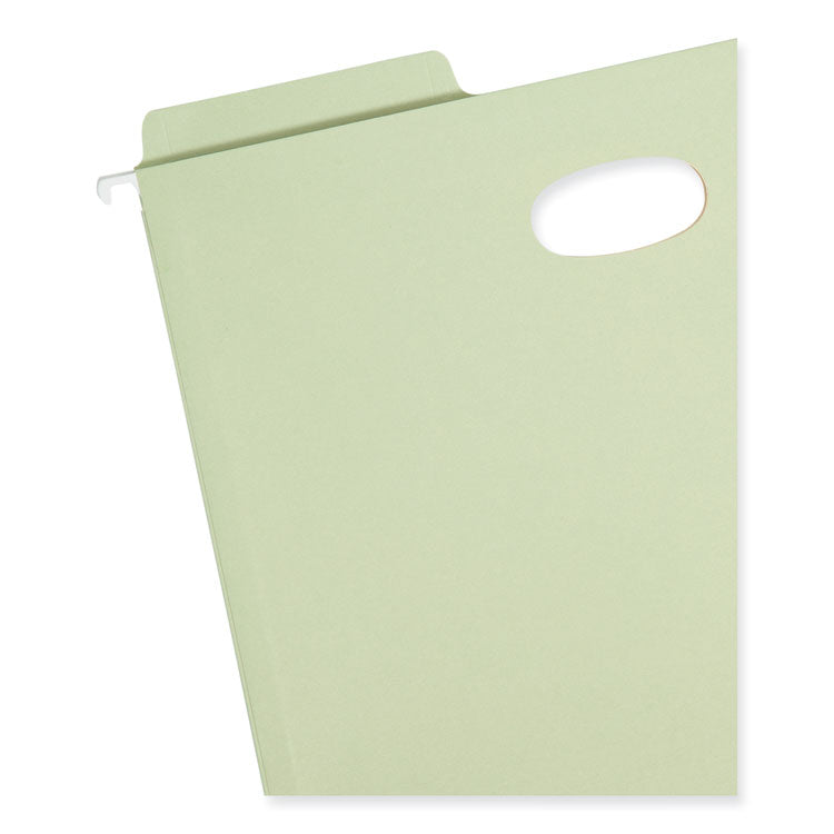 Smead™ FasTab Hanging Pockets, Letter Size, 1/3-Cut Tabs, Moss, 9/Box (SMD64222)