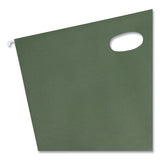 Smead™ Hanging Pockets with Full-Height Gusset, 1 Section, 3.5" Capacity, Legal Size, Standard Green, 10/Box (SMD64320) Box of 10