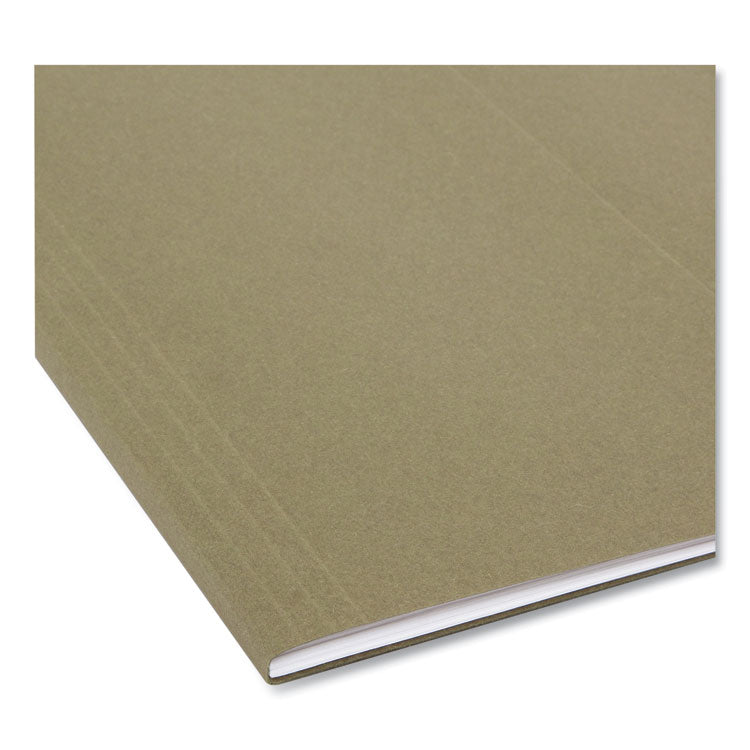Smead™ 100% Recycled Hanging File Folders, Letter Size, 1/5-Cut Tabs, Standard Green, 25/Box (SMD65001)