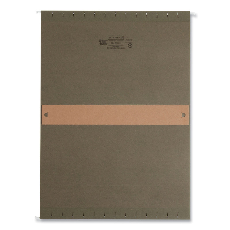 Smead Box Bottom Hanging File Folders, Legal Size, Standard Green, 25/Box (SMD65095) Box of 25