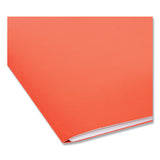 Smead™ Organized Up Heavyweight Vertical File Folders, 1/2-Cut Tabs, Letter Size, Assorted: Fuchsia/Orange/Peridot Green, 6/Pack (SMD75406)