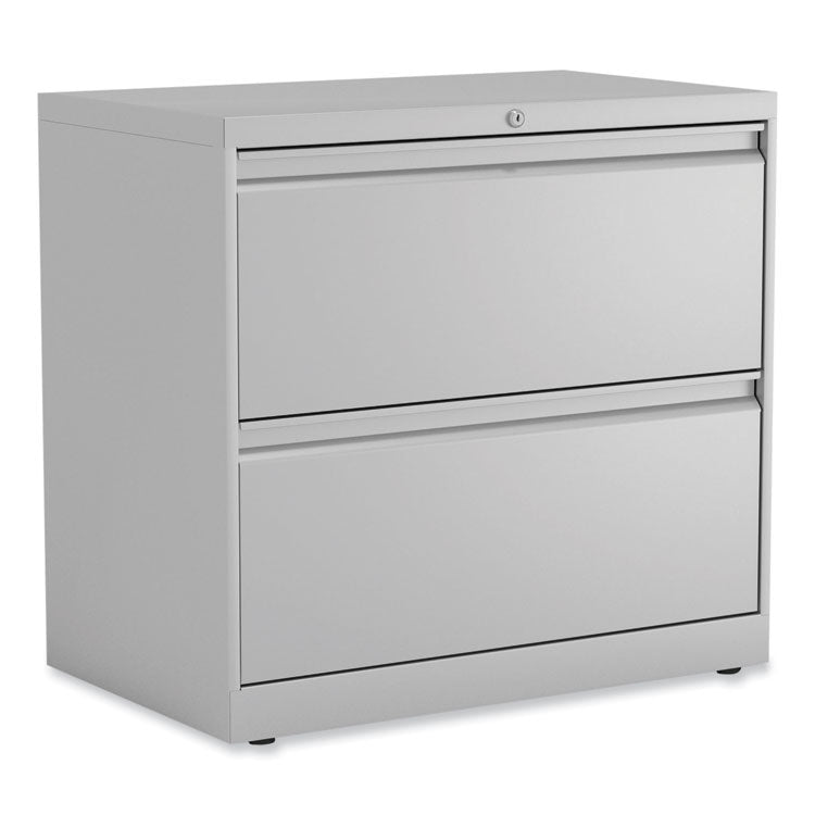 Alera® Lateral File, 2 Legal/Letter-Size File Drawers, Light Gray, 36" x 18.63" x 28" (ALEHLF3029LG)