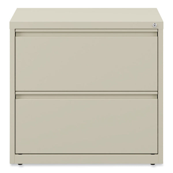 Alera® Lateral File, 2 Legal/Letter-Size File Drawers, Putty, 30" x 18.63" x 28" (ALEHLF3029PY)