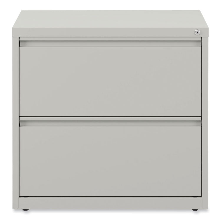 Alera® Lateral File, 2 Legal/Letter-Size File Drawers, Light Gray, 36" x 18.63" x 28" (ALEHLF3029LG)