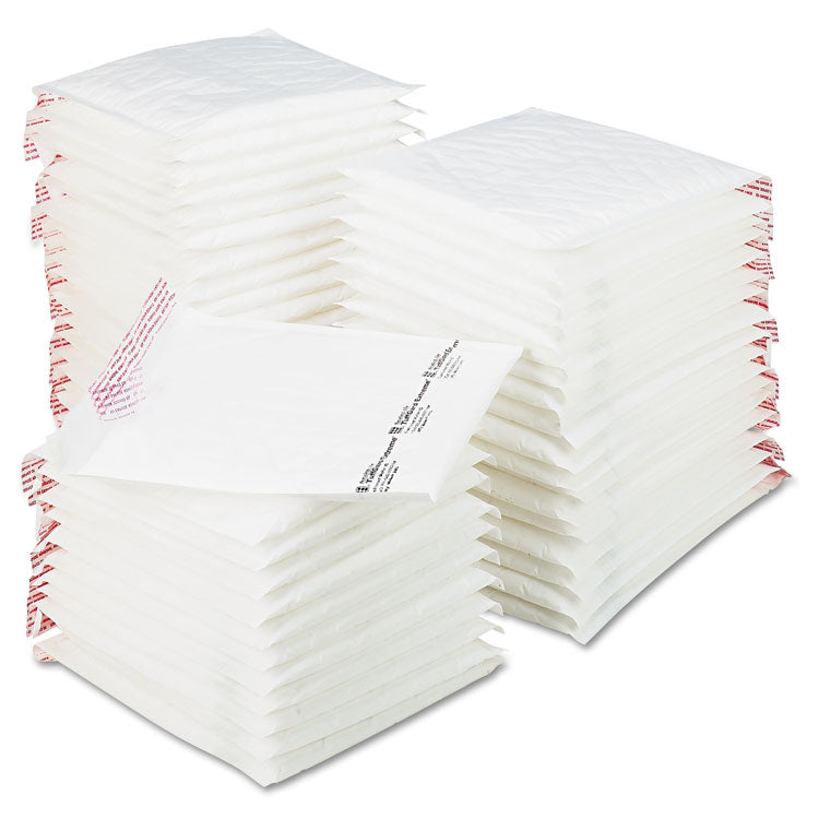 Sealed Air Jiffy TuffGard Extreme Self-Seal Mailer, #2, Barrier Bubble Air Cell Cushion, Self-Adhesive Closure, 8.5 x 12, White, 50/CT (SEL10122) Carton of 50