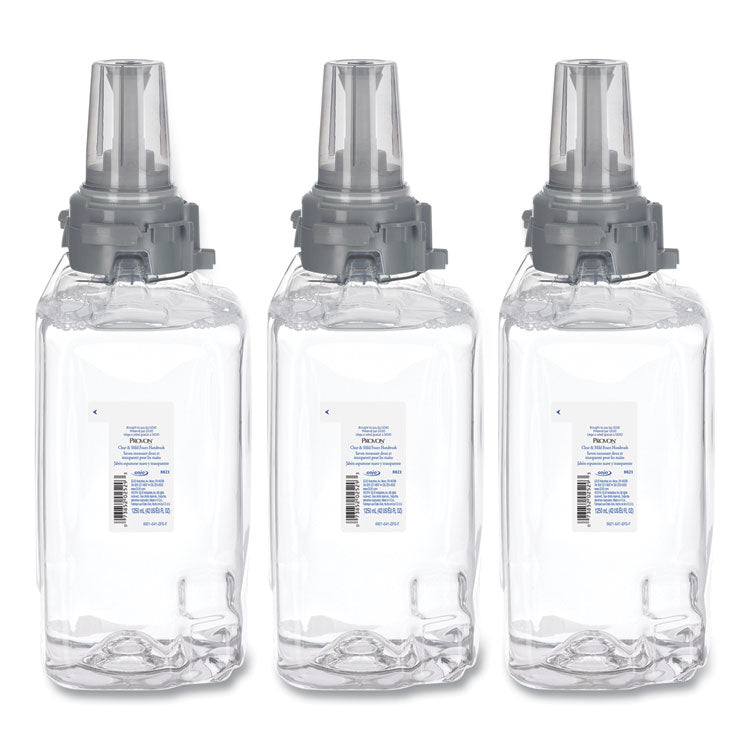PROVON® Clear and Mild Foam Hand Wash, Unscented, 1,250 mL Refill, 3/Carton (GOJ882103)