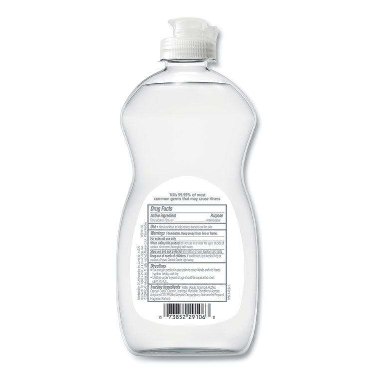 PURELL® Advanced Gel Hand Sanitizer, Clean Scent, 12.6 oz Squeeze Bottle, Clean Scent, 12/Carton (GOJ974712S)