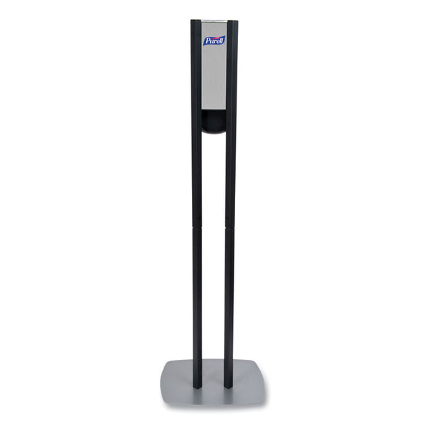 PURELL® ES8 Hand Sanitizer Floor Stand with Dispenser, 1,200 mL, 13.5 x 5 x 28.5, Graphite/Silver (GOJ7218DS)