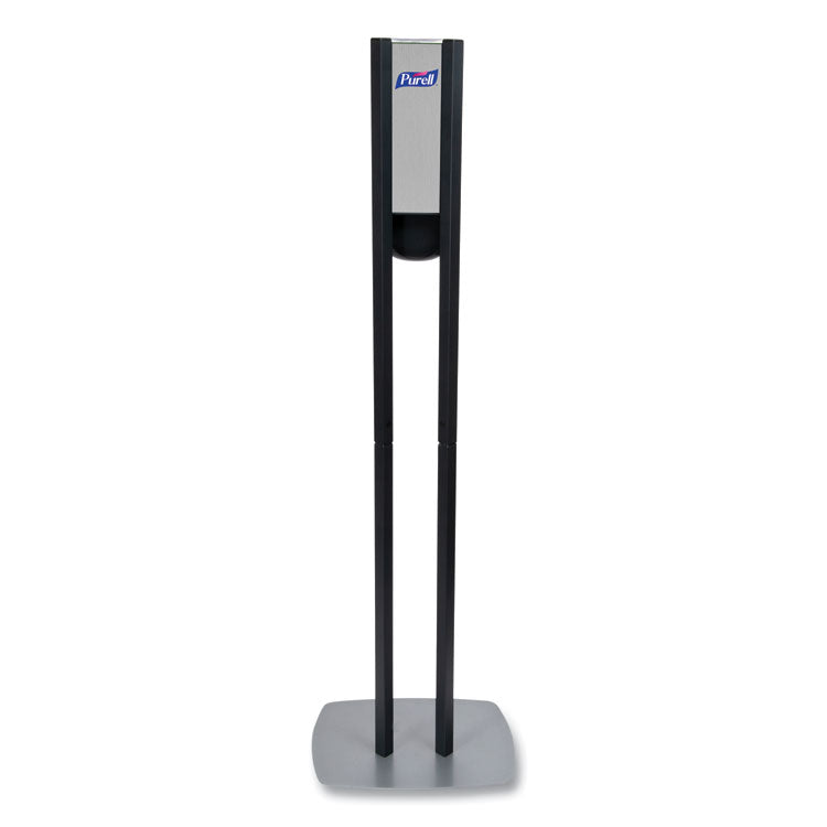 PURELL® ES8 Hand Sanitizer Floor Stand with Dispenser, 1,200 mL, 13.5 x 5 x 28.5, Graphite/Silver (GOJ7218DS) Each