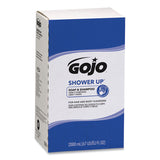 GOJO® SHOWER UP Soap and Shampoo, Pleasant Scent, 2,000 mL Refill, 4/Carton (GOJ7230)