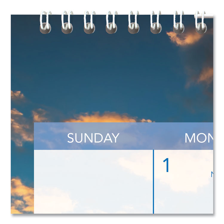 AT-A-GLANCE® Tropical Escape Wall Calendar, Tropical Escape Photography, 15 x 12, Pale Blue/Multicolor Sheets, 12-Month (Jan to Dec): 2024 (AAGDMWTE828)