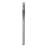 BIC® Round Stic Grip Xtra Comfort Ballpoint Pen, Medium 1 mm, Black Ink, Gray/Black, 24/Box, 6 Boxes/Pack (BICGSMG144EBLK) Pack of 144