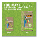 BIC® ReVolution Mechanical Pencil, 0.7 mm, HB (#2), Black Lead, Assorted Barrel Colors, 12/Pack (BICMPE12BLK) 1 Dozen