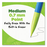 BIC® ReVolution Mechanical Pencil, 0.7 mm, HB (#2), Black Lead, Assorted Barrel Colors, 12/Pack (BICMPE12BLK) 1 Dozen