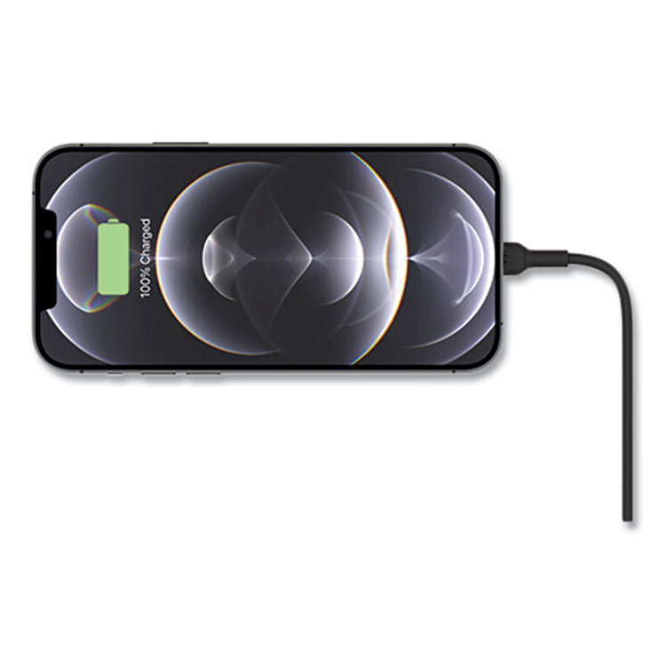Belkin® BOOST CHARGE Wireless Charger, Detatchable USB-C Cable, Black (BLKWIC004BTBKNC)