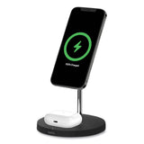 Belkin® BOOST CHARGE Pro 2-in-1 Wireless Charger Stand, 15 W, Black (BLKWIZ010TTBK) Each