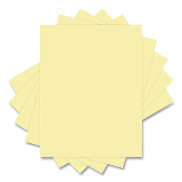 Lettermark™ 30% Recycled Colored Paper, 20 lb Bond Weight, 8.5 x 11, Canary, 500/Ream (DMR94290)