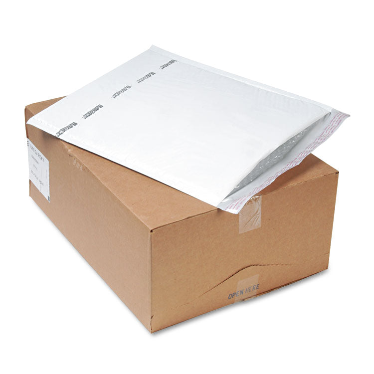 Sealed Air Jiffy TuffGard Self-Seal Cushioned Mailer,#7, Barrier Bubble Air Cell Cushion, Self-Adhesive Closure, 14.25 x 20, White,25/CT (SEL37715) Carton of 25