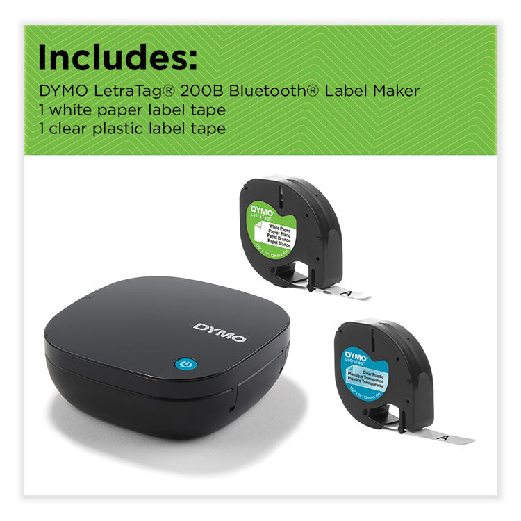 DYMO® LetraTag 200B Portable Thermal Bluetooth Label Maker, 1.77 x 4.72 x 4.72 (DYM2179979) Each