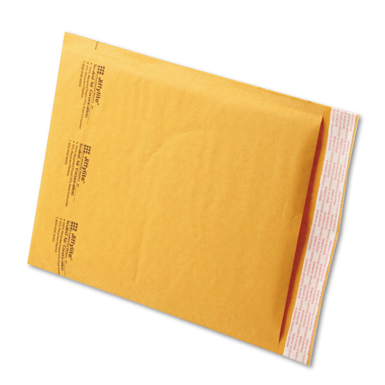 Sealed Air Jiffylite Self-Seal Bubble Mailer, #2, Barrier Bubble Air Cell Cushion, Self-Adhesive Closure, 8.5 x 12, Brown Kraft, 100/CT (SEL39093) Carton of 100