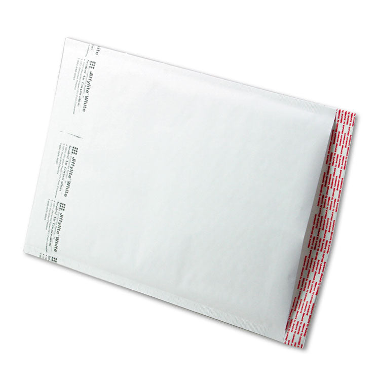 Sealed Air Jiffylite Self-Seal Bubble Mailer, #4, Barrier Bubble Air Cell Cushion, Self-Adhesive Closure, 9.5 x 14.5, White, 100/Carton (SEL39260) Carton of 100