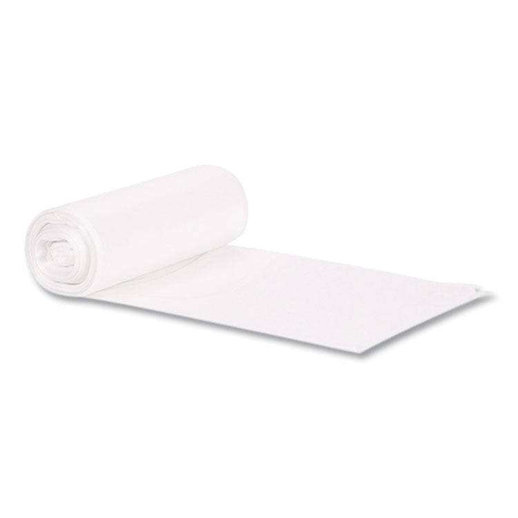 Heritage Eco Blend Max Can Liners, 23 gal, 0.8 mil, 28" x 45", Clear, 25 Bags/Roll, 10 Rolls/Carton (HERL5645TCER1) Case of 250