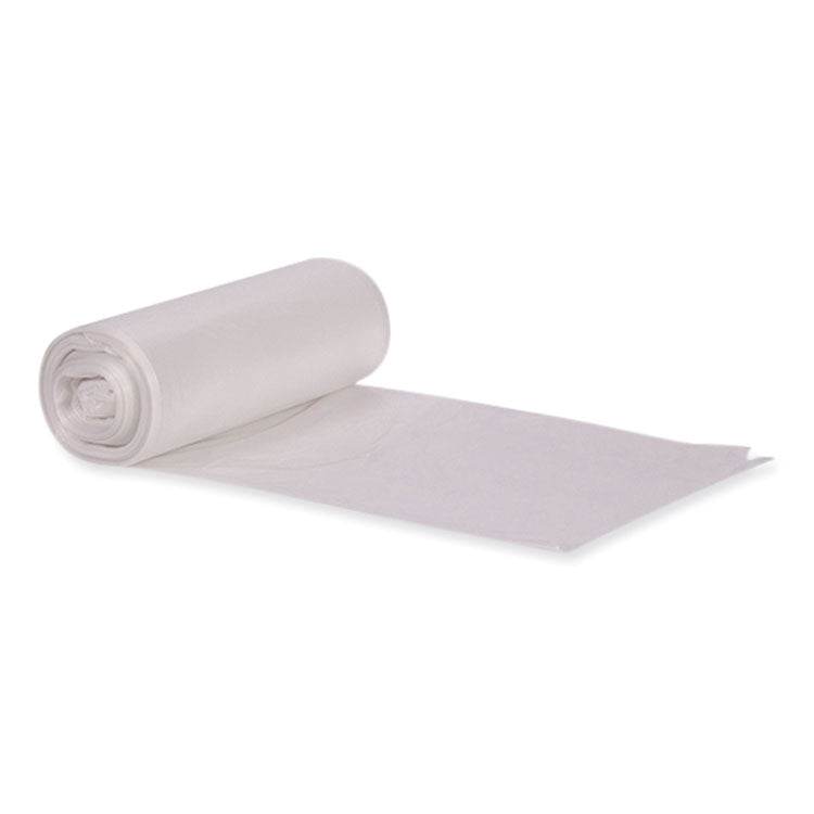 Heritage Eco Blend Max Can Liners, 33 gal, 0.8 mil, 33" x 39", Clear, 25 Bags/Roll, 8 Rolls/Carton (HERL6639TCER1) Case of 200
