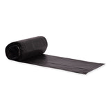 Heritage Eco Blend Max Can Liners, 60 gal, 0.8 mil, 38" x 58", Black, 20 Bags/Roll, 5 Rolls/Carton (HERL7658TKER1) Case of 100