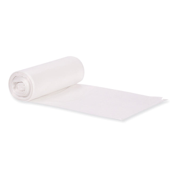Heritage Eco Blend Max Can Liners, 40 to 45 gal, 0.8 mil, 40" x 46", Clear, 25 Bags/Roll, 6 Rolls/Carton (HERL8046TCER1) Case of 150