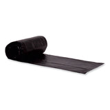 Heritage Eco Blend Max Can Liners, 40 to 45 gal, 0.8 Mil, 40" x 46", Black, 25 Bags/Roll, 6 Rolls/Carton (HERL8046TKER1) Case of 150
