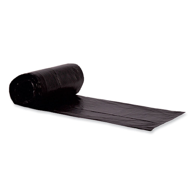 Heritage Eco Blend Max Can Liners, 40 to 45 gal, 0.8 Mil, 40" x 46", Black, 25 Bags/Roll, 6 Rolls/Carton (HERL8046TKER1) Case of 150