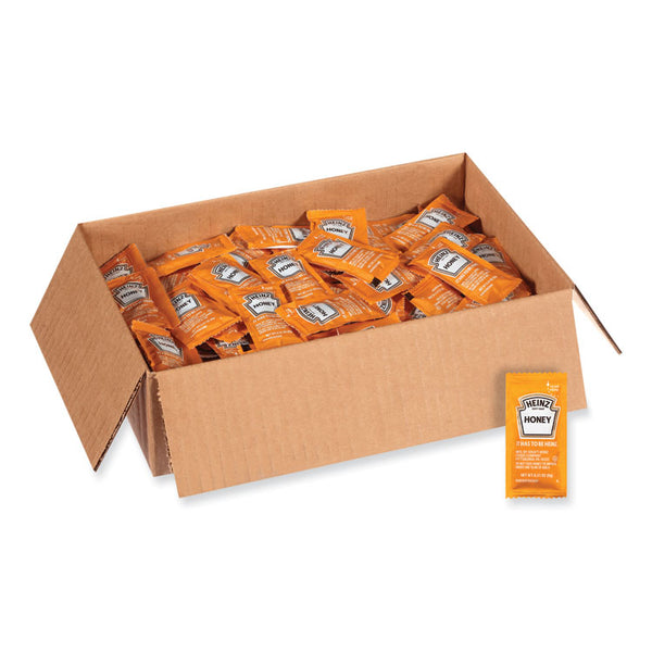 Heinz Single Serve Honey, 0.31 oz Individually Wrapped, 200/Carton (HJH055254)